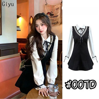 Váy dài tay GiyuHUIZUMEI nhẹ, phù hợp với phong cách chuẩn bị nhỏ dành cho giới trẻ