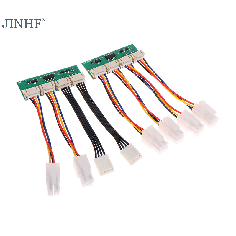 Bộ mô phỏng quạt 4 chân vuông 4 trong 1 JINHF 12V đặc biệt dành cho Antminer S21 S19kpro T21 KS5 KS5