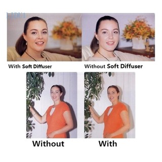 Lidu1 flash bounce diffuser softbox cho 580ex ii yongnuo yn565 560iii4 godox v850