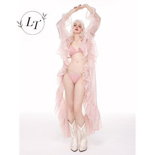 Bộ Bikini 3 Món 2024 Mới Bigsize 70kg Đồ Bơi Nữ Hàn Quốc Quyến Rũ Gợi Cảm