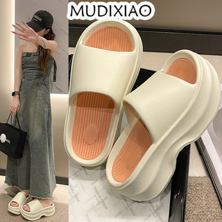 MUDIXIAO dép cross dép bánh mì nữ  Đa năng Phối hợp dễ dàng Êm ái Màu sắc đa dạng FBT2440AQ8 21Z240525