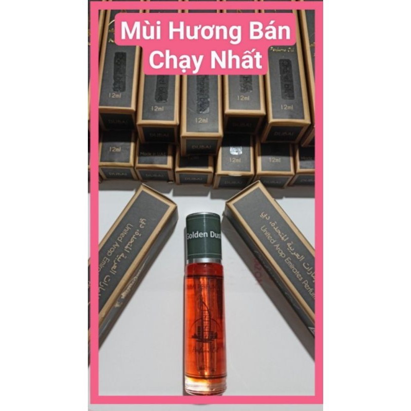 Tinh Dầu Nước Hoa Dubai Chính Hãng Dạng Lăn 12ml Golden Dust Good Girl Ngọt Ngào Quý Phái Ting Ting