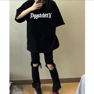 HANUNA Local Brand Áo Thun Phông Form Rộng 100% Cotton BIG SIZE Áo thun ngắn tay dáng rộng phiên bản Hàn Quốc màu đen thời trang mùa hè dành cho nữ