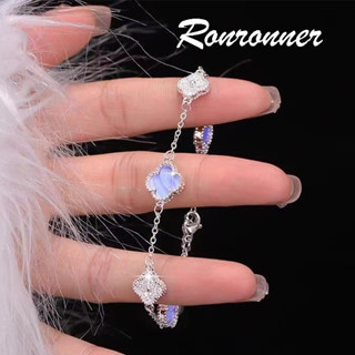  Vòng Tay Cỏ Bốn Lá Tím Cho Bé Gái Thanh Lịch Zircon Hoa Tình Bạn Vòng Tay Ins Phụ Kiện Cho Nữ Thời Trang Kim Cương Bốn Lá Vòng Tay Cỏ Ba Lá Trang Sức Bạc 