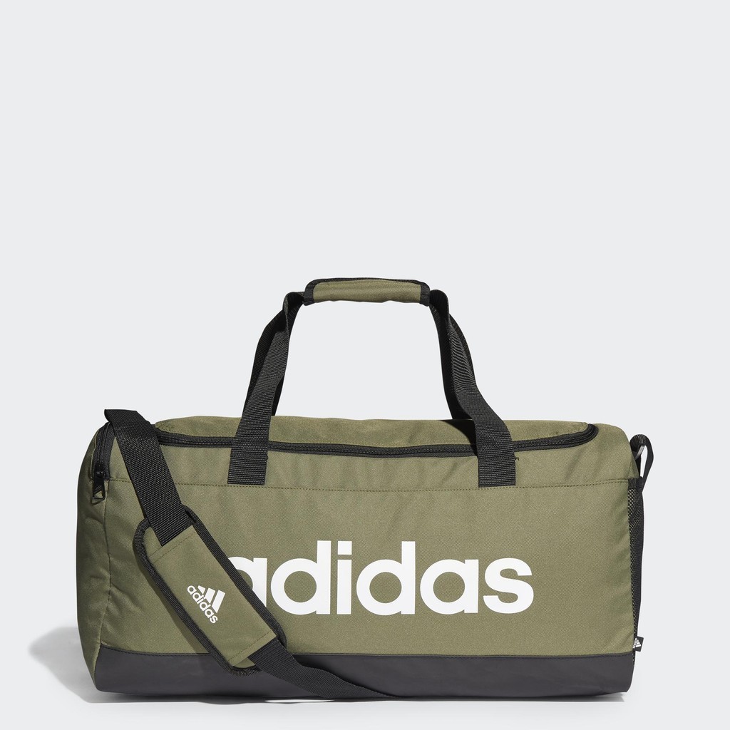 adidas Phong cách sống Túi Duffel Logo Essentials Cỡ Vừa Unisex màu xanh lá H35657