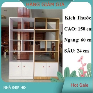 (HỎA TỐC) KỆ TRƯNG BÀY , kệ sách gỗ đựng đồ nhiều ngăn chất liệu MDF