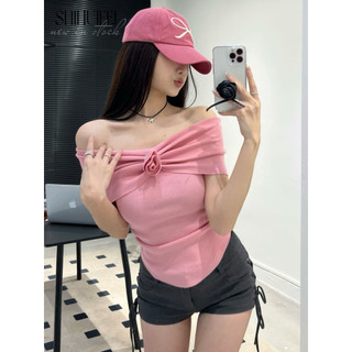 SHIHUIFEI áo sơ mi nữ áo kiểu hàn quốc thanh lịch Tinh tế tráng lệ Phong cách WCS2451XY9 23Z240606