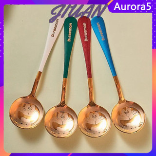 Muỗng cà phê inox JIAN thiết kế hình Doremon độc đáo và dễ thương