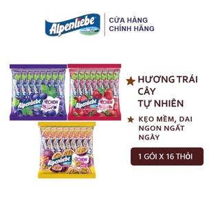 Kẹo Mềm Alpenliebe 2Chew nhiều hương (Gói 16 Thỏi)