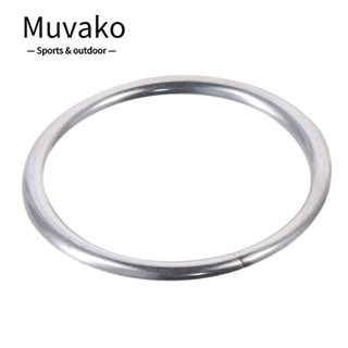 Muvako 1 Vòng Tròn Chữ O, Thép Không Gỉ 304 45 Mm Hàn Thép Không Gỉ, Vòng Tròn Treo Chắc Chắn Lặn Phụ Kiện Thú Cưng