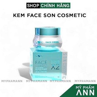 Kem face xanh biển son cosmetic new version 2024 chính hãng - kem face hỗ trợ trắng da