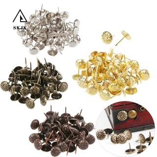 Skjk Móng Tay Trang Trí Đồng Đồng Đỏ 11X16Mm Bọc Gỗ Dụng Cụ Chốt Bàn Nhà Sofa Kẹp