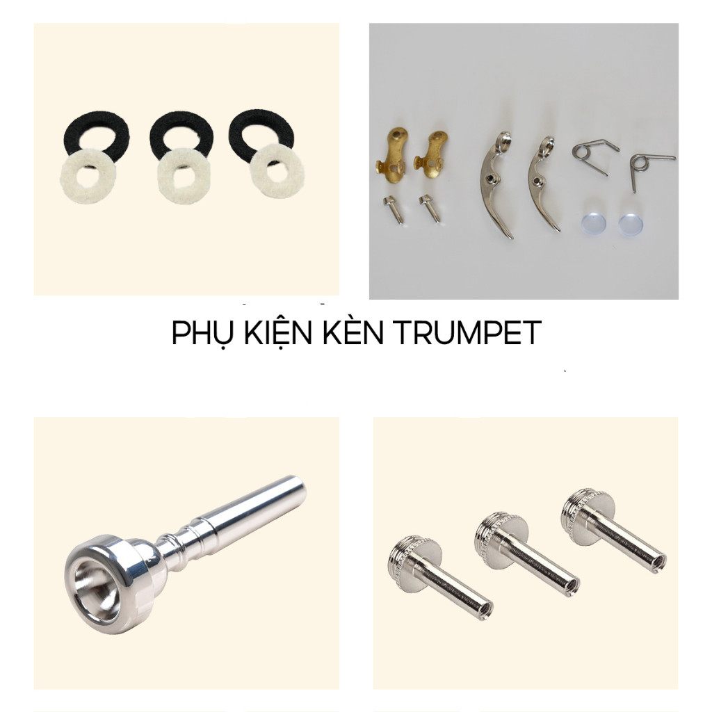 Phụ Kiện Kèn Trumpet, Phụ Kiện Âm Nhạc, Đệm Phím, Van Xả Nước, búp kèn trumpet