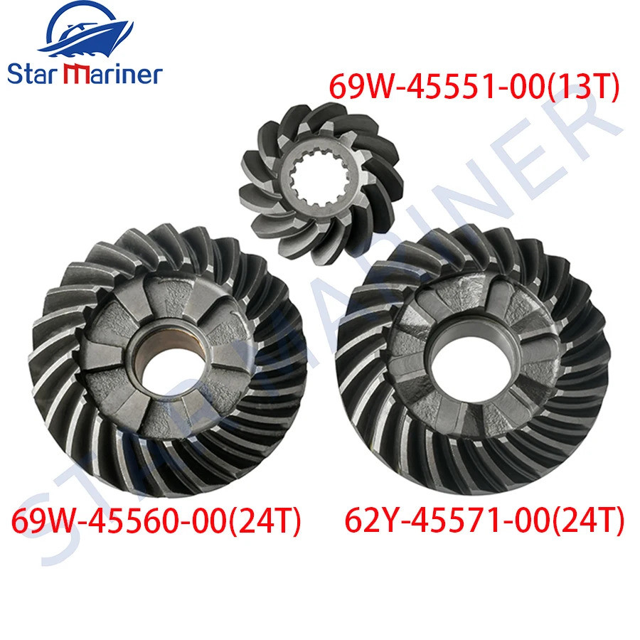 Bộ bánh răng 69W 69W-45560-00 69W-45551-00 62Y-45571-00 Dành cho động cơ phía ngoài Yamaha 4T F40 F5