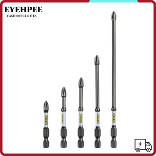 Bit điều khiển EYEHPEE, Bit tuốc nơ vít Phillips tác động chuôi lục giác chống mài mòn, Mũi khoan chéo chống trượt di động 50-150mm chống va đập
