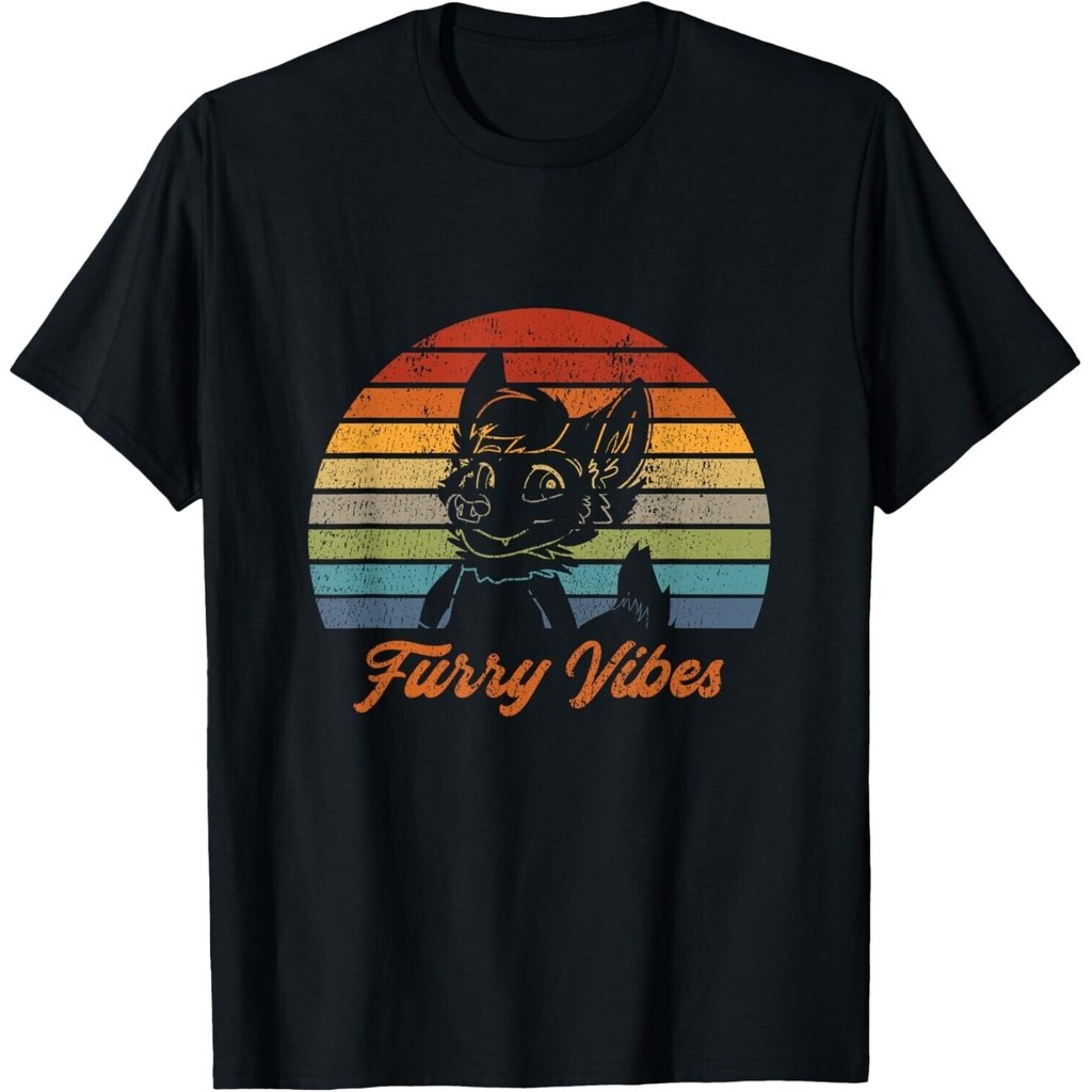 Retro Furry Fandom Furry Vibes - Áo thun Owo Fursuit Tee dễ thương