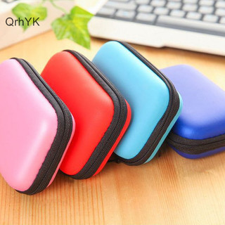 Nhà máy thời trang Túi đựng Mini Phụ kiện tai nghe Đồ lặt vặt di động Túi lưu trữ du lịch Vỏ sạc cho gói tai nghe Túi dây kéo QrhYK