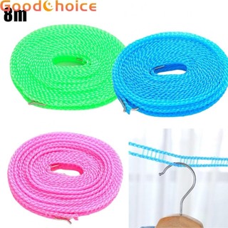 Clothesline 8m Easy To Store Fence-type Lightweight Windproof Clothesline
