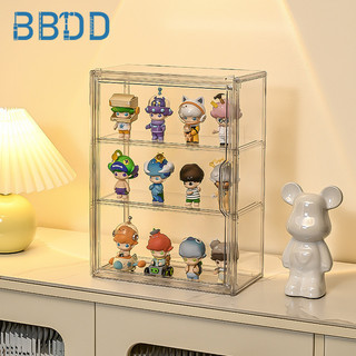 Bbddblind hộp lưu trữ Giá trưng bày LEGO Handmade Display Stand trong suốt Chống bụi tủ xoay Acrylic Bubble Mart Hộp trưng bày