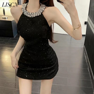 LISCN váy Đầm váy nữ body đầm INS Comfortable xu hướng Cổ điển WLQ23B0J9T 17Z240424