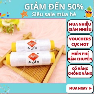 Combo 4 cuộn chỉ trắng giá rẻ thông dụng