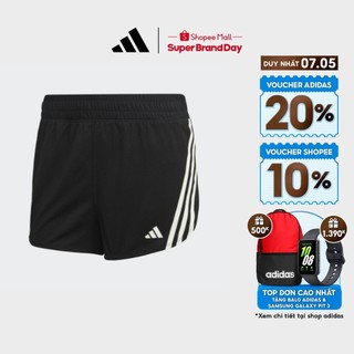  adidas Chạy Quần Short Chạy Bộ 3 Sọc Run Icons Low Carbon Nữ Đen HR9862