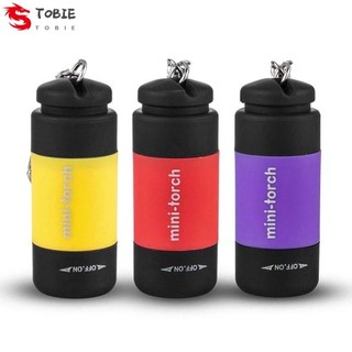 Tobie USB Mini Torch Có thể sạc lại Dụng cụ ngoài trời Đèn pin Mini Đèn pin cắm trại chống nước Đèn LED móc khóa
