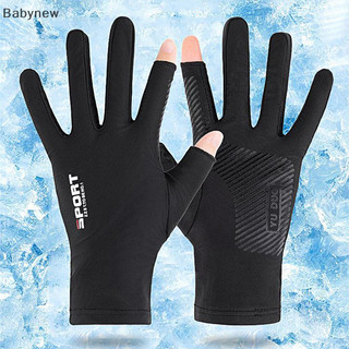 < Babynew > 1 Đôi Găng Tay Rider Thể Thao Ngoài Trời Chống Trơn Trượt Chống Tia UV Thoáng Khí Đang Bán