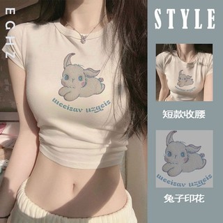 Áo thun ngắn tay dáng ôm thời trang mùa hè dành cho nữ