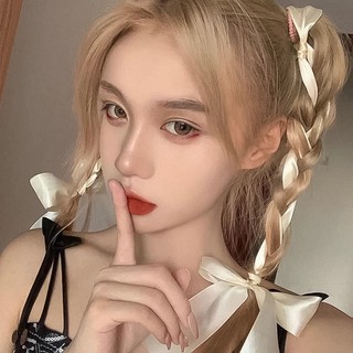 Dây ruy băng buộc tết tóc LAGU dây cột tóc màu pastel trơn cột tóc dễ thương phong cách Hàn Quốc
