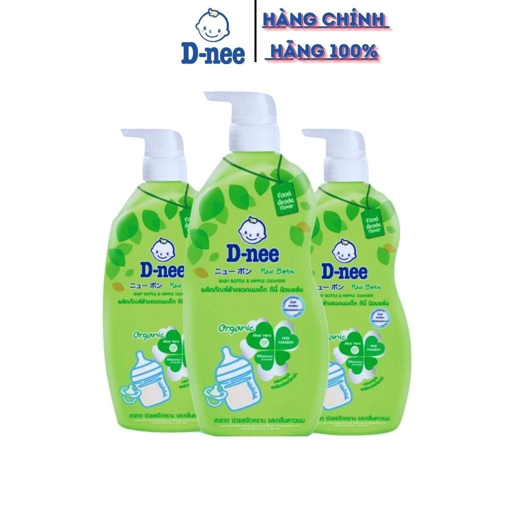 (NHẬP KHẨU) Nước rửa bình sữa D-nee Organic 600 ML