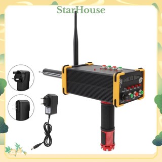 Starhouse máy dò kim loại tìm vàng phạm vi 1000m độ sâu 15m 400 đến 470 mhz quét kho báu cầm tay nhạy cảm dưới lòng đất định vị cho vàng bạc đồng