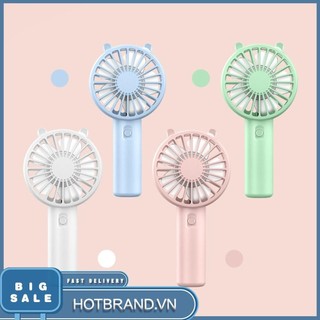 [Hotbrand.vn] Quạt cầm tay di động 3 tốc độ USB Quạt cá nhân chạy bằng pin cho du lịch gia đình