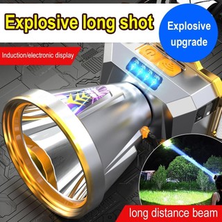 2000mah đèn pha chống thấm nước ban đầu đèn pin led đèn pin sạc đèn pha gắn đầu ánh sáng mạnh