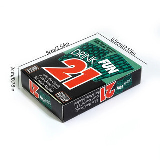Drink Fun 21 Card Game Drunk Game