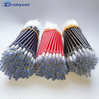 Còn hàng! 100 Cái / lốc 0.5mm Bút Gel Đổ Lại Bộ Công Suất Cao Viết Văn Phòng Phẩm Văn Phòng Đồ Dùng Học Tập Để Tô Màu