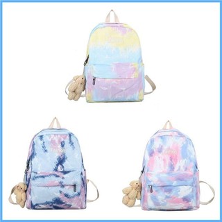 Arz Ba lô nữ Tie Dye Màu hỗn hợp Du lịch đi học Daypack cho bé gái thiếu niên