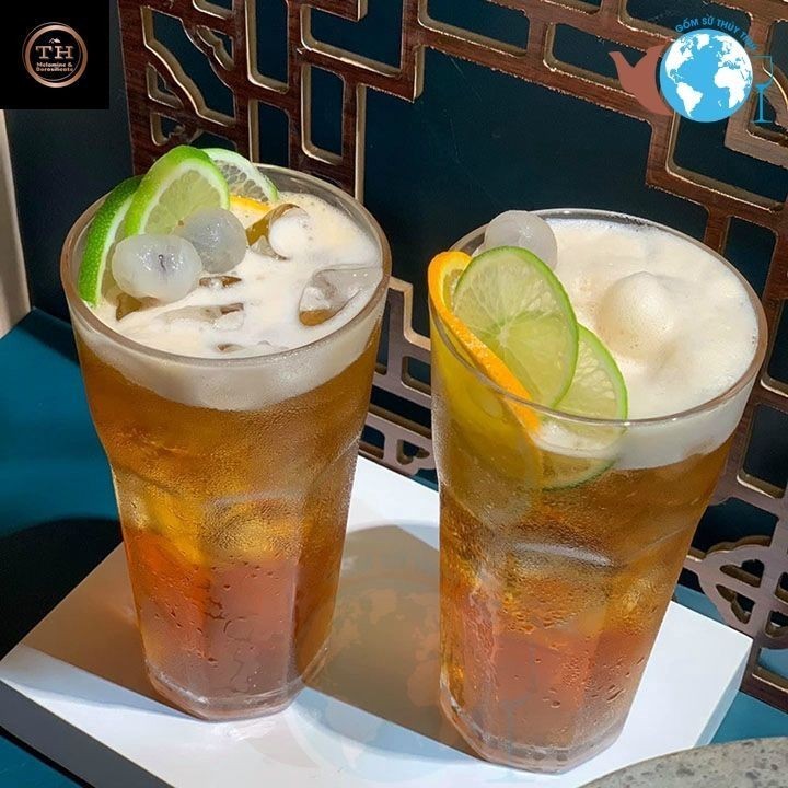 Bộ 06 ly thủy tinh uống sinh tố 400ml GS400 CAO CẤP-Thuỷ tinh trắng đẹp