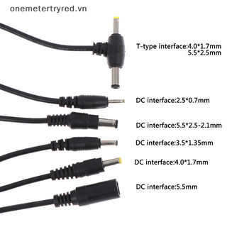 Dây nguồn đầu ra Bộ chuyển đổi Metertryred Cáp cắm nam DC 2.5 * 0.7 / 3.5 * 1.35 / 4.0 * 1.7 / 5.5 * 2.1mm VN