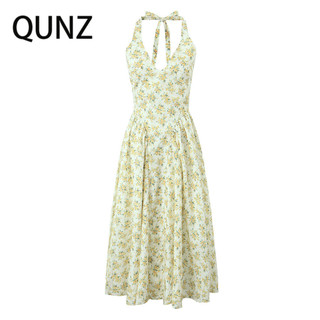 Qunz Thời Trang Mảnh Hoa Dây Chiều Dài Giữa 7237