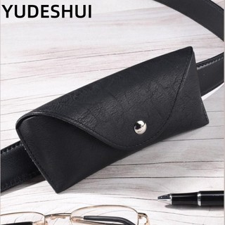 YUDESHUI đựng kính râm Hộp đựng da lưng PU