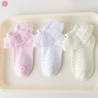 Đôi Vớ Mùa Hè Mỏng Màu Trắng Dành Cho Bé Gái