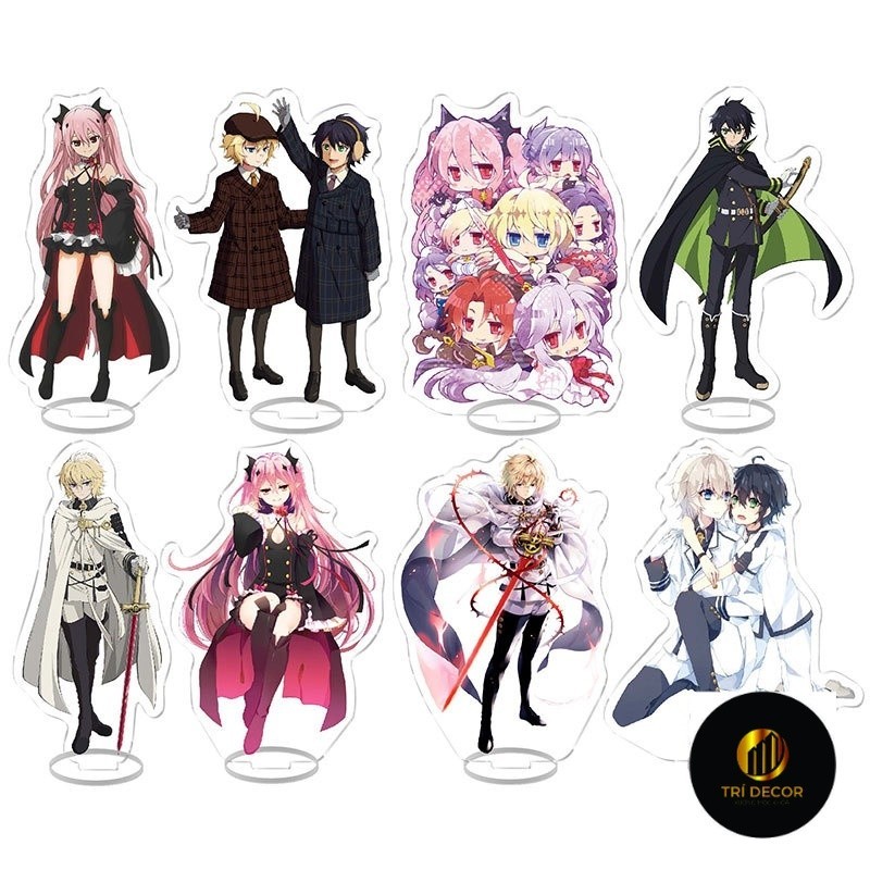 Mô Hình Nhân Vật Anime Seraph of the End Owari no Seraph Yuichiro Hyakuya Mikaela Trang Trí Bàn Làm 