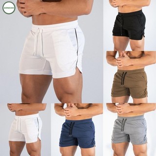⭐ready stock ⭐men sports trendy trunks above the knee breathable durable fitness gym