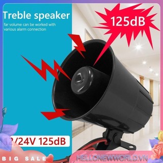 [Hellonewworld.vn] Còi báo động cảnh báo lớn 125dB Đa năng cho ô tô, xe máy, xe tải 12V 24V
