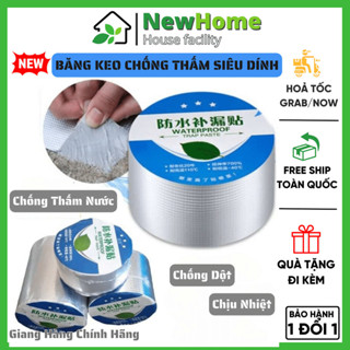 Băng Keo Chống Thấm Siêu Dính WATERPROOF Nhật Bản, Chống Thấm Nước Chống Dột Chịu Nhiệt