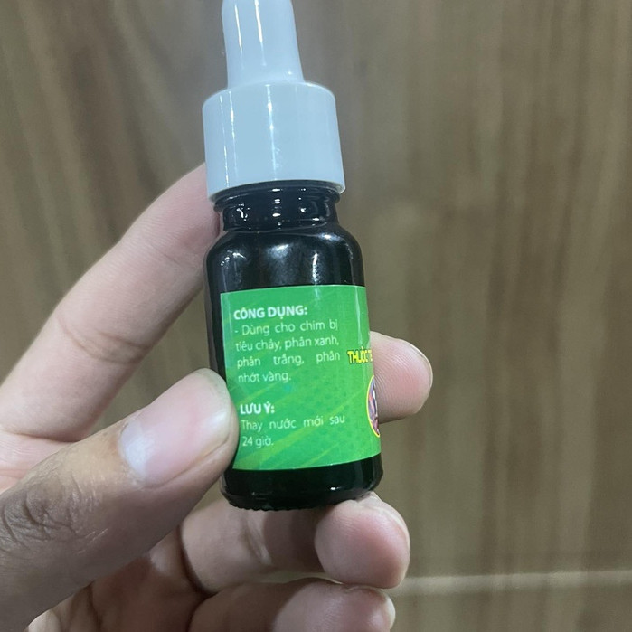 Dung dịch tiêu chảy sinh học Sỹ Thắng 10ml cho chim chào mào , họa mi , chích chòe , hút mật