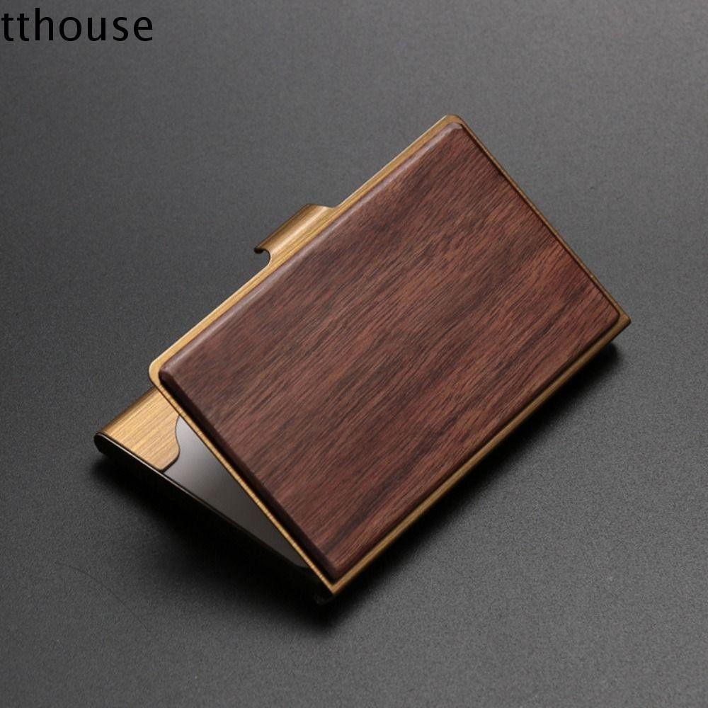 Tthouse Hộp đựng danh thiếp Hiển thị thời trang cao cấp Stander Đồ dùng văn phòng Hộp đựng thẻ thép không gỉ