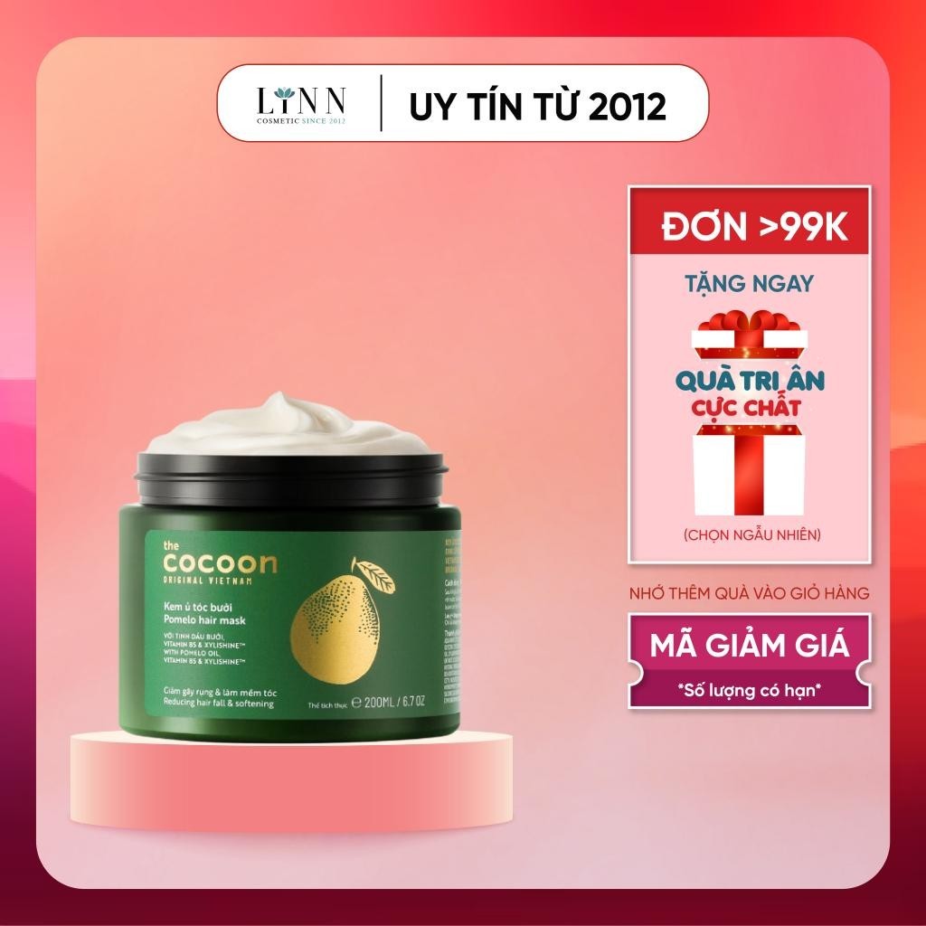 Kem Ủ Dưỡng Tóc Tinh Chất Bưởi Cocoon tăng cường sự chắc khỏe của mái tóc - Cocoon Việt Nam 200ml