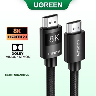  Dây Cáp HDMI 2.1 Ugreen 40178 40179 40180 40181 40182 HD150  8k@60Hz 4K@120Hz eARC 48Gbps  